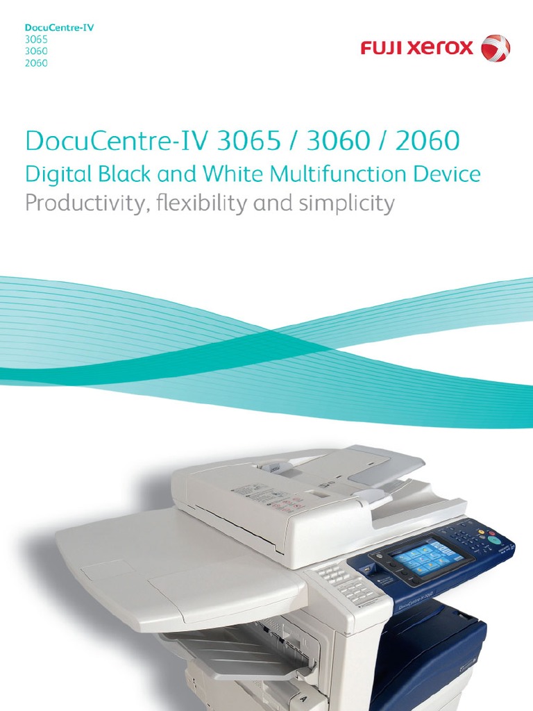 DocuCentre IV 3065 3060 2060 Brochure | PDF | Media Technology