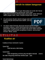 1. Penyediaan Air Bersih Kedalam Bangunan