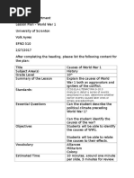 Pattern Lesson Plan 11 | PDF | Lesson Plan | Education Theory