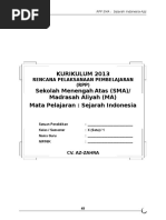 Silabus Sma Sejarah Wajib Kelas x
