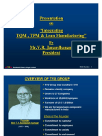 02 Integrating TQM, TPM & Lean Manufacturing - V R Janardhan