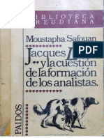 La Cuestion de La Formacion de Los Analistas - Safouan, M.