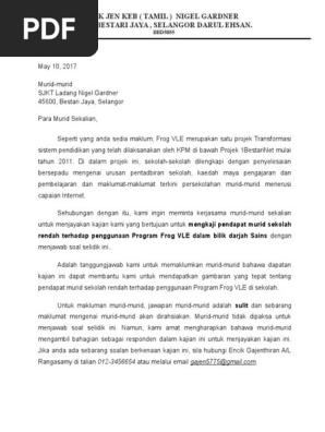 Cover Letter Pdf