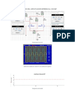 Simulacion Del Amplificador Diferencial Con BJT