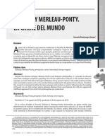 Gonzalo Montenegro - Deleuze y Merleau Ponty, La Carne Del Mundo