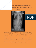 X-Ray Pediatrics Positioning Devices Market: Dynamics, Segments, Size and Demand, 2016 - 2026