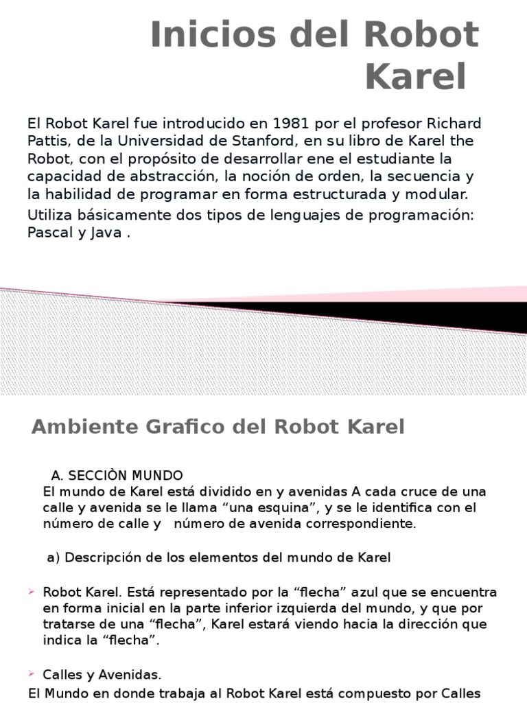 Inicios del Robot Karel.pptx Programa de computadora