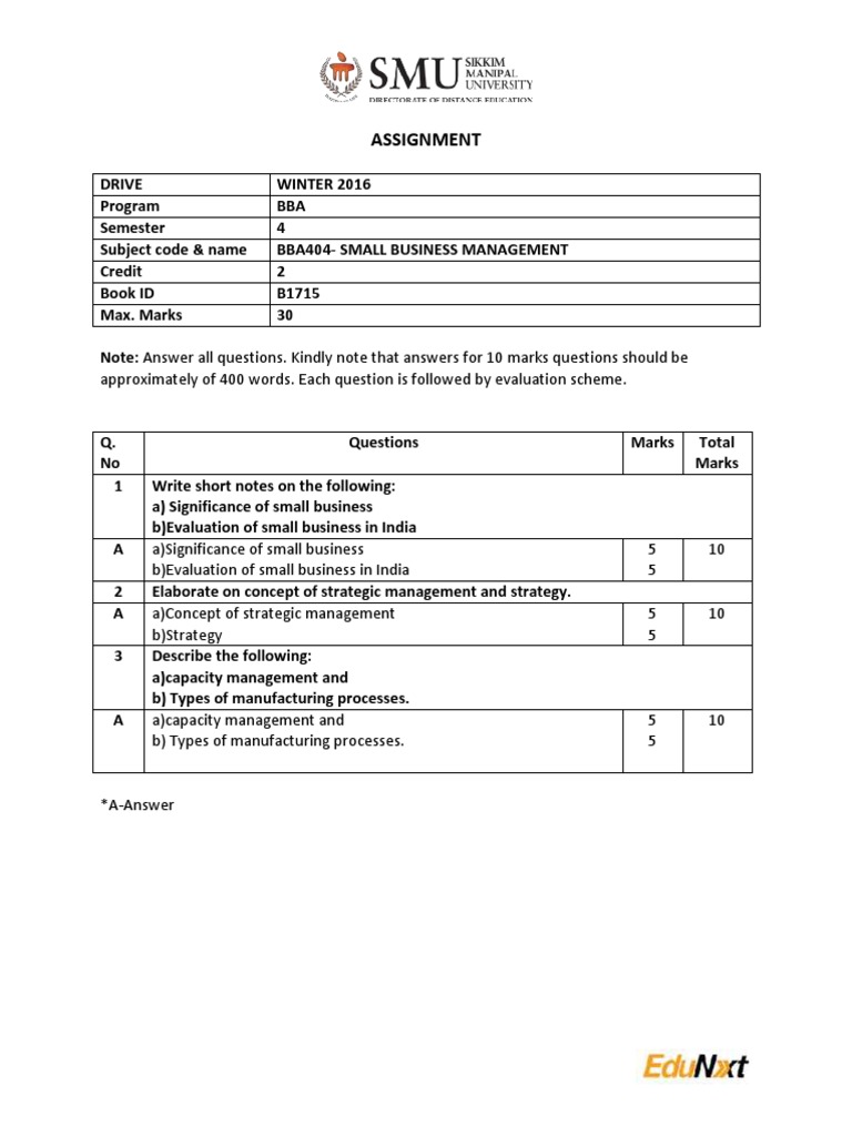 Bba 404 | PDF