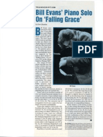 Bill Evans Solo on Falling Grace