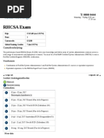 Red Hat - RHCSA Exam (EX200) - Global Knowledge