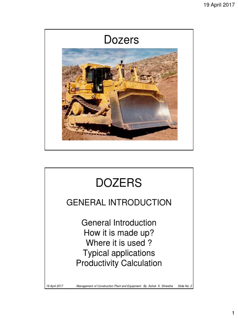 Dozers | PDF | Transmission (Mechanics) | Tire