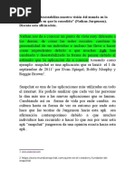 Toda Teoría Desestabiliza Nuestra Visión Del Mundo en La Misma Medida en Que La Consolida