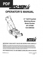 Yard-Man: Operator'S Manual