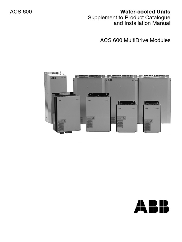 Abb Acs 600 PDF Coolant Power Inverter
