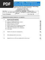 Bca 109 Session 2015-16 Ct1