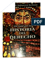 Un Viaje Por La Historia Del Derecho