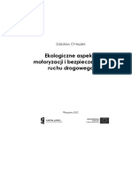 Chłopek Ekologiczne Aspekty Motoryzacji I Bezpieczeństwo Ruchu Drogowego