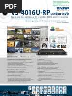 Download NVR QNAP VS4016URP by TecnoSmart SN34883862 doc pdf