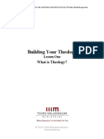 Building Your Theology
