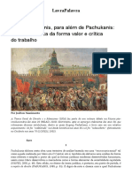 Joelton Nascimento. Com Pachukanis, para Além de Pachukanis - Direito, Dialética Da Forma Valor e Crítica Do Trabalho - LavraPalavra