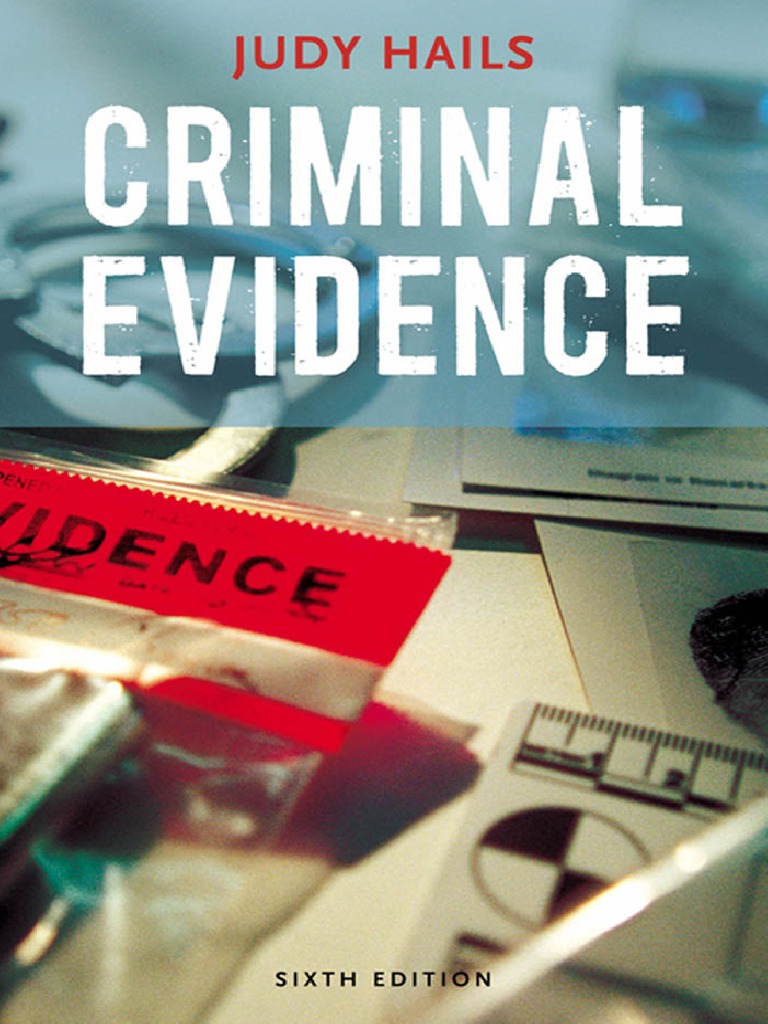 Criminal Evidence 6th Edition PDF Burden Of Proof (Law