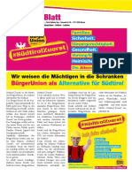 Südtirol Zuerst - Bürgerblatt der BürgerUnion für Südtirol Nr. 1 2017