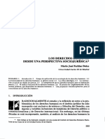 FARIÑAS DULCE, María José, Los Derechos Humanos Desde Una Perspectiva Sociojuridica