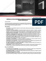 Modifican La Ley Del Procedimiento Administrativo General