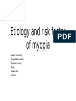 Etiology and Risk Factor of Myopia