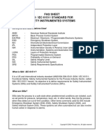 Faq s84 Standard For Safety Instrumented Systems