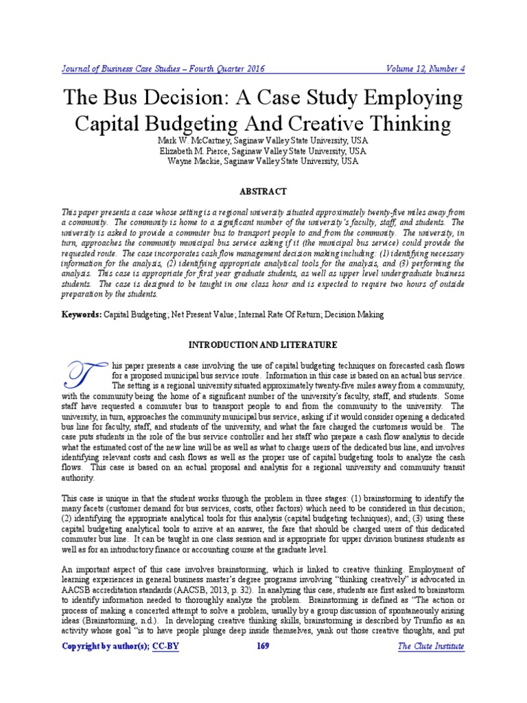 Island ferry: a capital budgeting case study solution picture