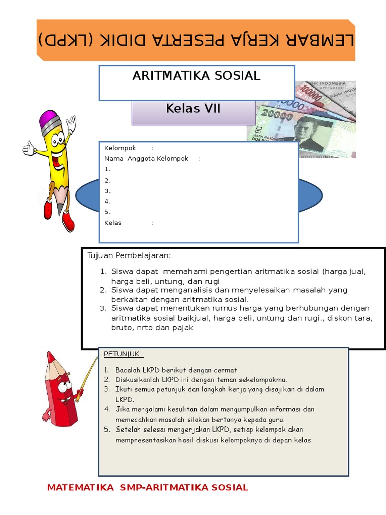 Contoh Soal Aritmatika Sosial Kelas 7 Kurikulum 2013 ...