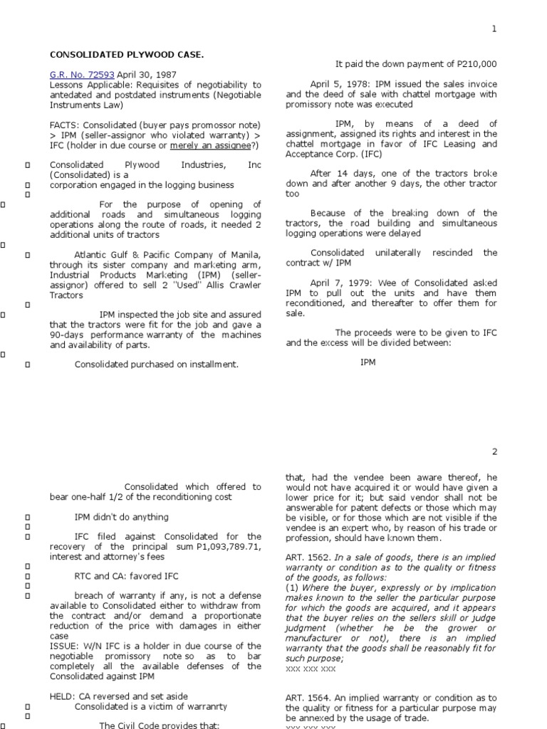Holder in Due Course Negotiable Instrument Cheque