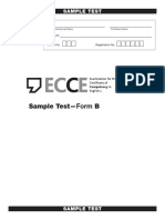 ECCE Practise Test Sample B