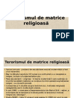 Terorismul de Matrice Religioasa