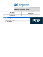 back office configuration settings