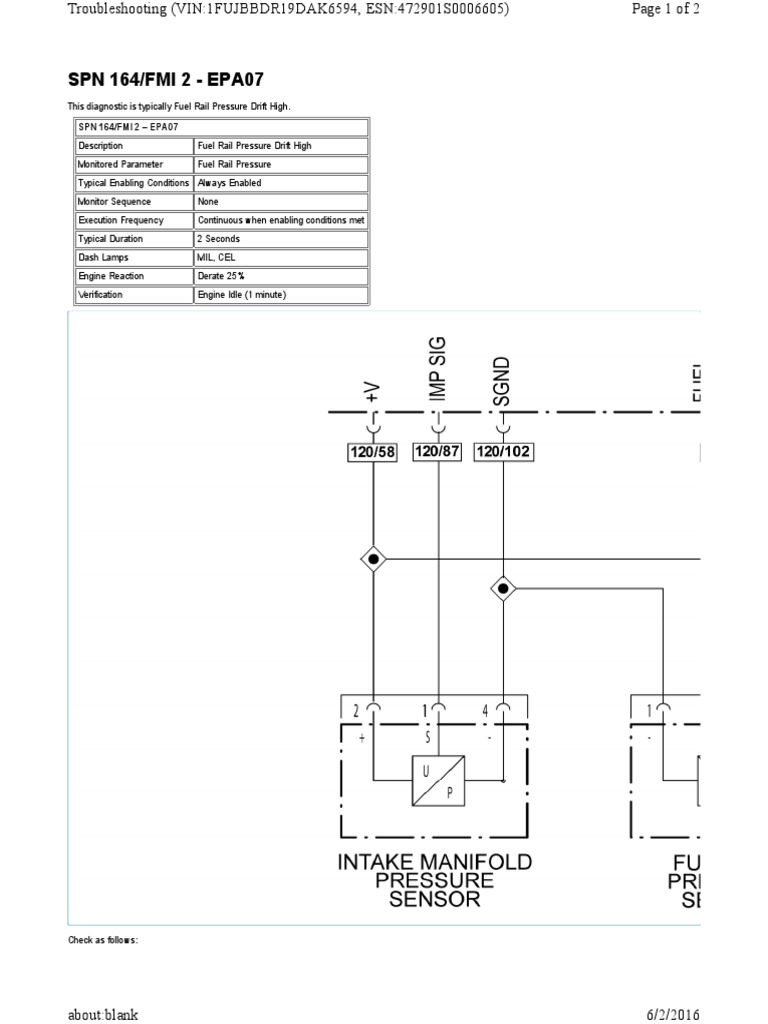 SPN 164/fmi 2 Epa07 PDF Ignition System Electrical Connector