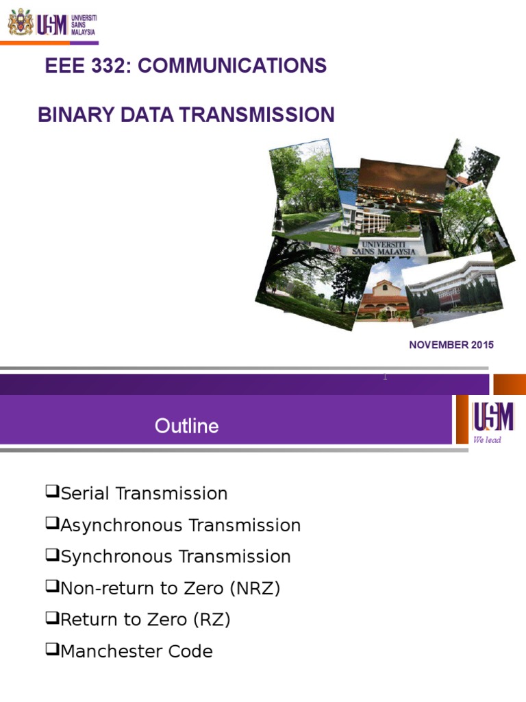 Binary Data Transmission Methods | PDF | Electrical Engineering ...