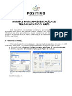 Normas Simplificadas - Alunos - Positivo