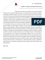 Espelho - Simulado - Direito Constitucional - XXII Exame de Ordem - 2ª fase