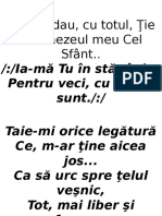 Mă, Predau, Cu Totul, Ţie