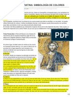 Iconografía Bizantina Simbología de Colores PDF