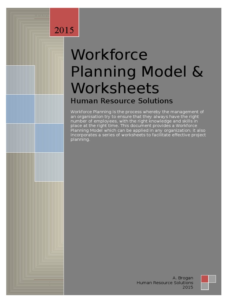 Workforce Planning Model | PDF | Evaluation | Human Resources