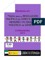 Guía para La Resolución Pacífica de Conflictos en Menores Víctimas de Violencia de Género