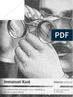 Kant-Fundamentación para Una Metafísica de Las Costumbres (Alianza) PDF