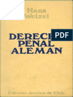 935 Welzel - Derecho Penal Alemán