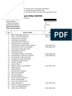 Format Excel Import Nilai RAPOR: Mohon Diperhatikan