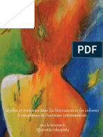 Mythes Et Erotismes Dans Les Litteratures Et Les Cultures Francophones de L'extreme Contemporain - Rodopi