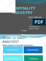 Hospitality Industry: Swot Analysis