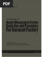 Quality Management Procedure and Guideline